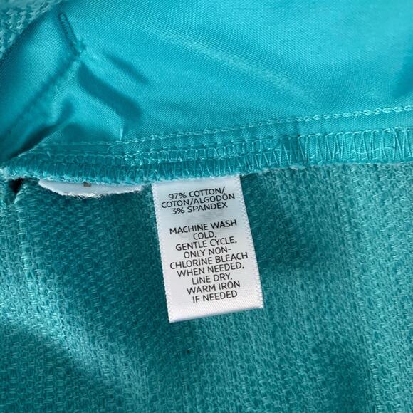 LOFT Blue Pencil Skirt, Size 6 - Picture 4 of 5